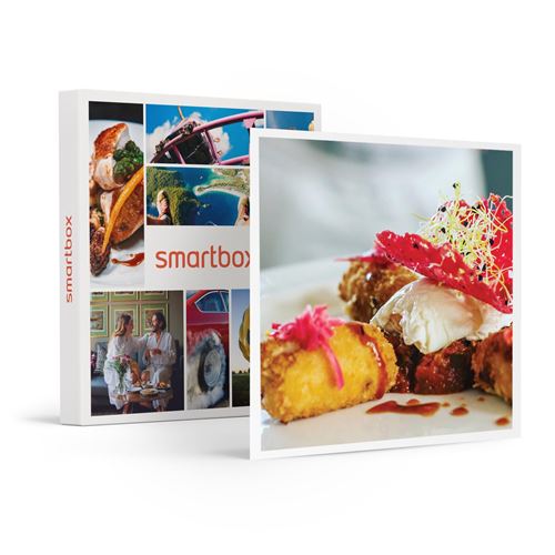 SMARTBOX - Cours de cuisine de 3h30 d'un menu de chef 3 plats à domicile pour 4 avec dégustation - Coffret Cadeau