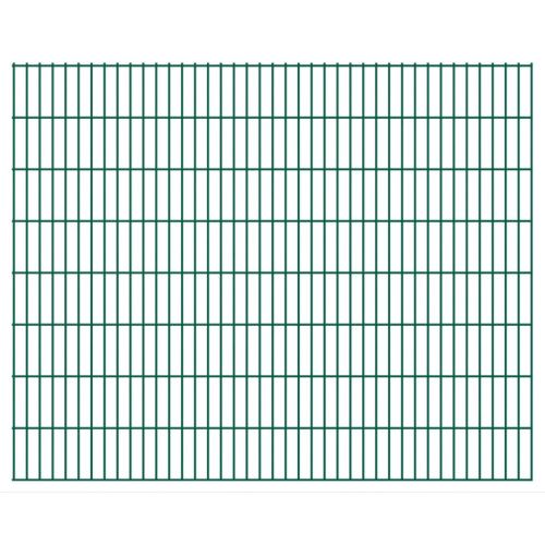 Dealpark- Panneaux de clôture 2D pour jardin 2008x1630 mm 16 m vert
