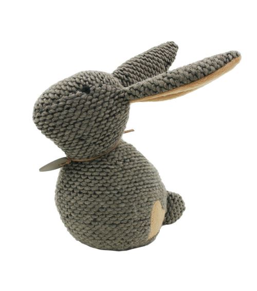Porte-Lapin Tricot Gris