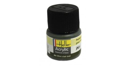 Heller Multicolore Peinture Acrylique Olive Clair Mat 9086 - Image 1