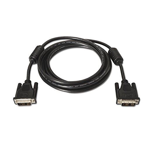 Nano Cable 10.15.0603 - Câble DVI vers DVI avec ferrite, 18+1, mâle-mâle, 3mts