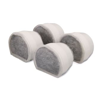 DRINKWELL 4 filtres de rechange au charbon pour fontaines Avalon et Pagoda - Pour chat et chien - 1