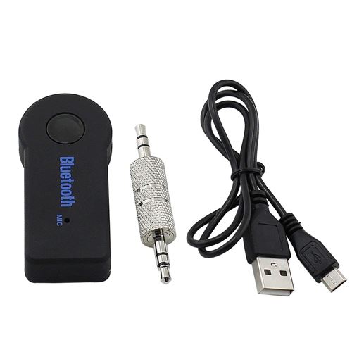 INECK® Bluetooth 3.0 Récepteur de Voiture Kit Stéréo 3.5mm Auto Audio Récepteur de Musique pour Téléphone