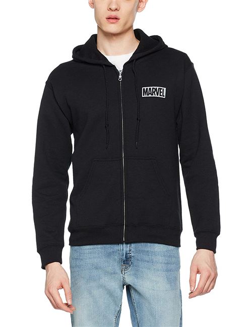 ABYstyle Abystyleabyswe045-s Abysse Marvel Logo Homme Sweat shirt (Petite taille)