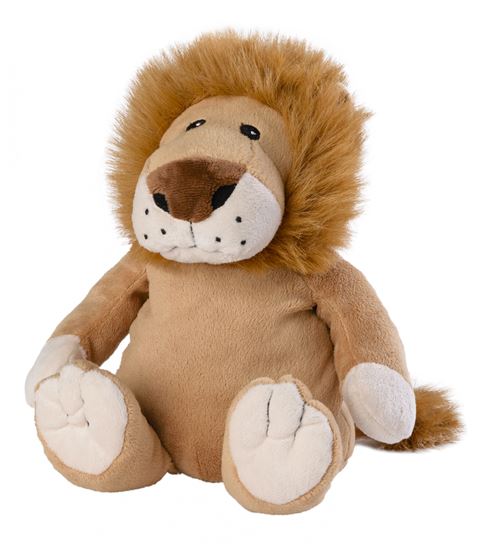 Warmies lion en peluche chaud 30 cm marron