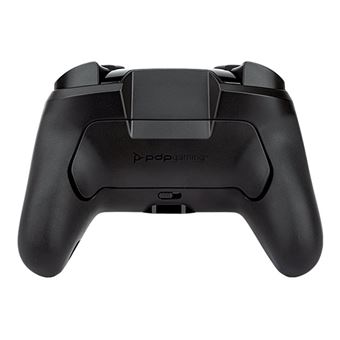 Manette Nintendo Switch sans fil Pdp Faceoff Deluxe Camouflage Bleu néon