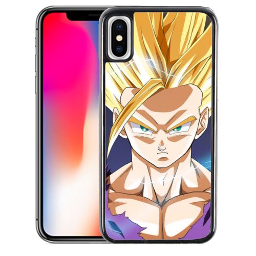 Coque pour iPhone XS dragon ball gohan super saiyan 2