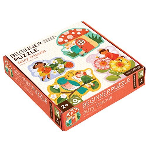 Petit Collage Beginner Jigsaw Floor Puzzle, Fairy Friends