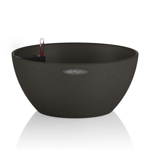 LECHUZA Jardinière CUBETO Color 30 ALL-IN-ONE Noir graphite 13832
