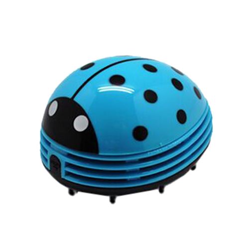 Mini aspirateur de table en forme de scarabée - Bleu