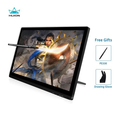 Huion GT-191 8192 Niveau de sensibilité à la pression Affichage pour la conception de stylo avec panneau 1920x1080 FHD IPS 19,5 pouces