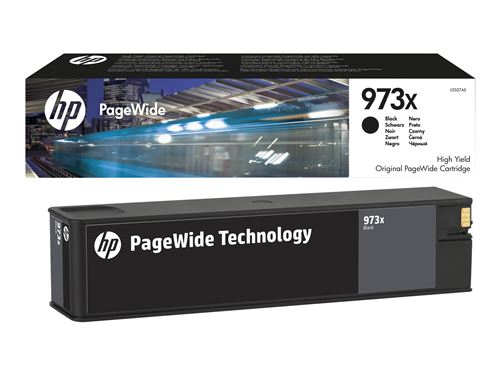 HP 973X - Hoog rendement - zwart - origineel - PageWide - inktcartridge - voor PageWide Managed MFP P57750, P55250; PageWide Pro 452, 477