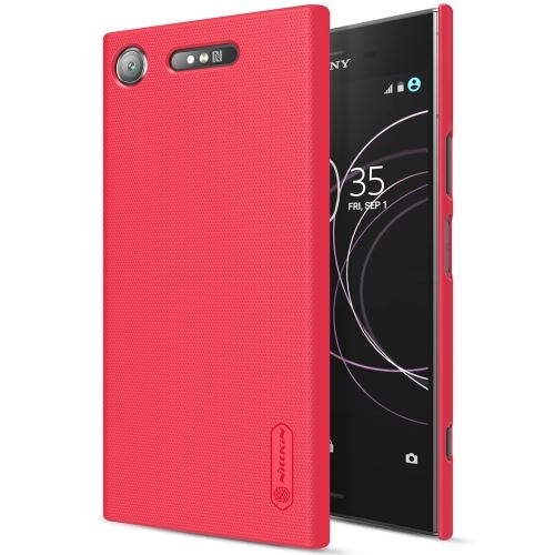 Sony Xperia XZ1 Coque Protection Plastique Texture concave-convexe Rouge ALS50929
