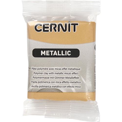 Cernit argile à modeler 56 grammes or