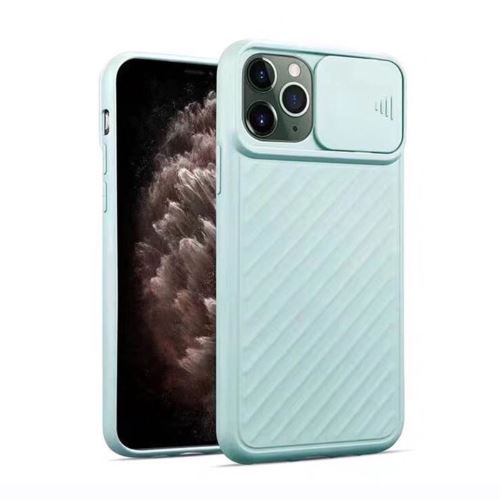 Coque en TPU diapositive de la caméra souple bleu clair pour votre Apple iPhone 11 Pro 5.8 pouces