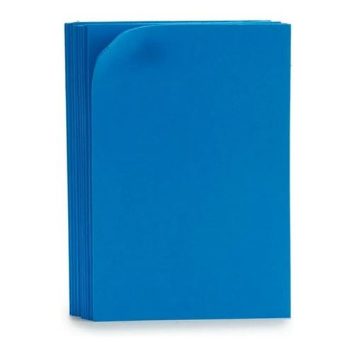 Papier Bleu Feuille de Mousse 10 (65 x 0,2 x 45 cm) (10 Pièces)