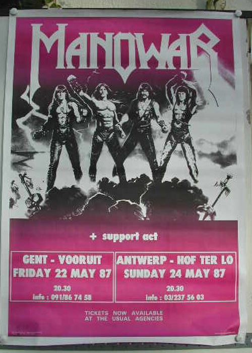 Manowar - 61x86 cm - AFFICHE / POSTER