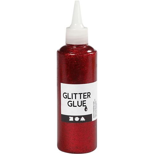 Creotime colle à paillettes rouge 118 ml