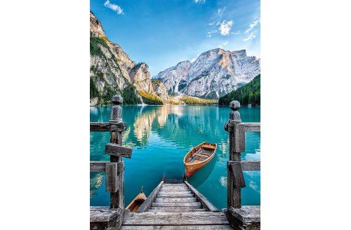 Puzzle Le Lac De Braies 500 Pieces Collection Paysage Clementoni 35538 - vue 1