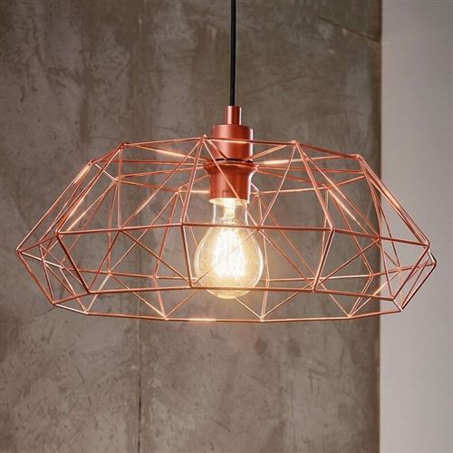 Suspension large géométrique Carlton 2 D45 cm - Cuivre