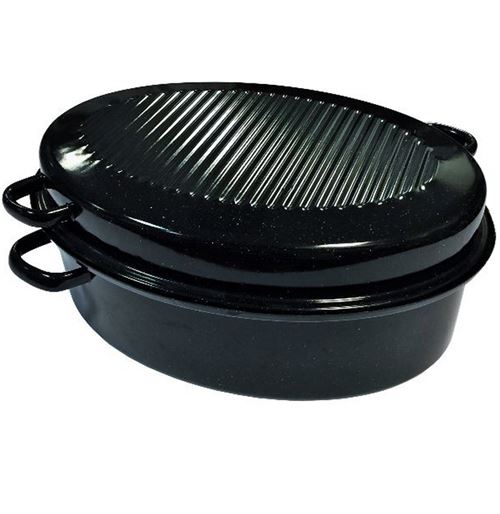 Daubière en acier émaillé 34cm noir Kochstar k32711034