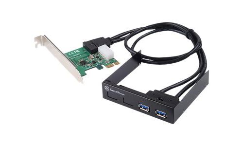 SilverStone EC03S-P - Adaptateur USB - PCIe 2.0 - USB 3.0 x 2