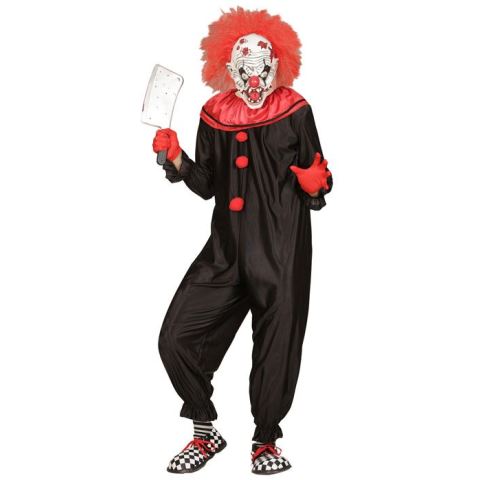Combinaison Clown Tueur Noir/Rouge - Taille M
