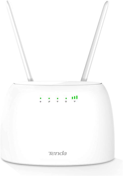 Routeur sans fil Wifi Bi-bande Tenda 4G06 Blanc