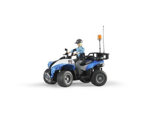 Bruder Quad avec Polici&egrave;re