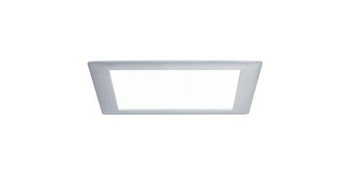 Spot LED encastrable LED intégrée Paulmann 92611 blanc neutre 8 W aluminium (brossé)
