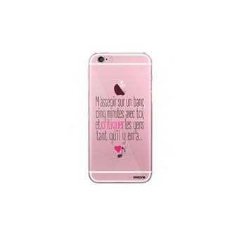 coque iphone 6 rose fnac