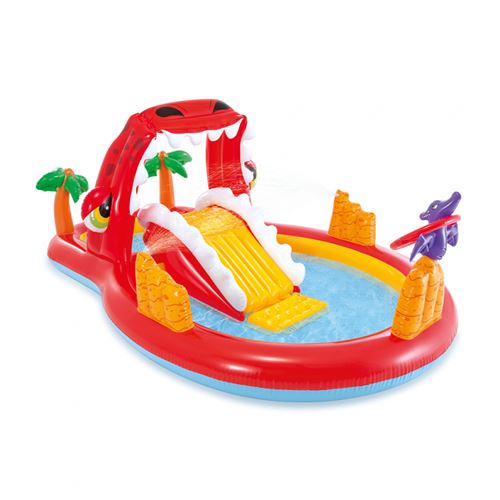 Intex - Piscine pour Enfants Intex 57160 Happy Dino Play Center avec jeux