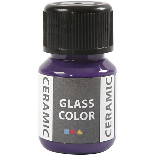 Creotime peinture céramique Verre Couleur Verre 35 ml violet