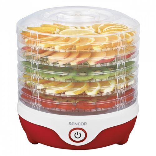Déshydrateur de nourriture Sencor SFD 742RD avec ventilateur intégré