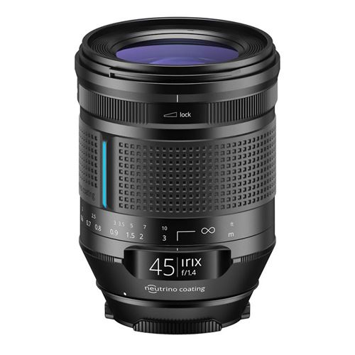 Irix objectif 45mm dragonfly f/1.4 compatible avec canon