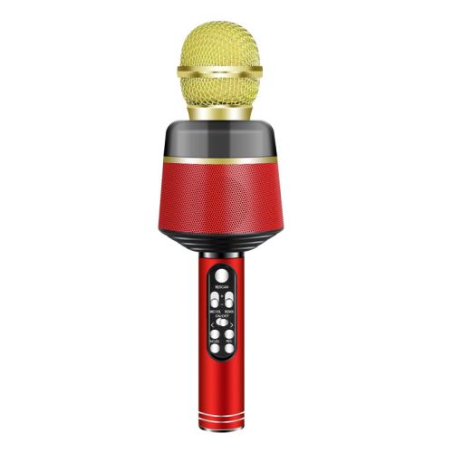 Non Communiqué Rouge Karaoké Microphone Sans Fil Intelligent - Image 1