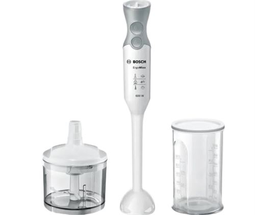 Bosch ErgoMixx MSM66155 - Handblender - 600 W - wit/grijs