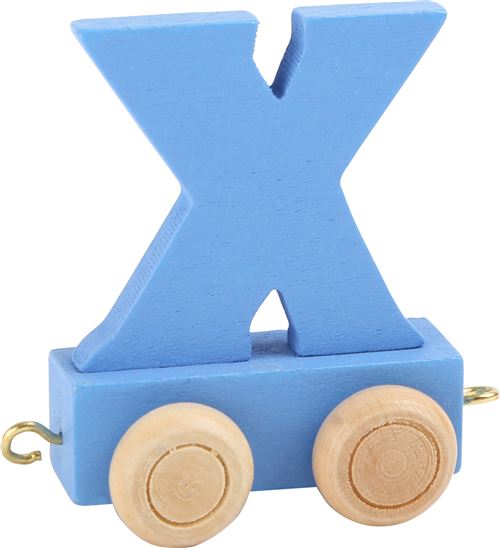 Legler lettre de train X bleu 6,5 cm