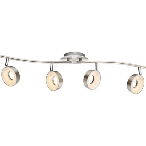 Spot led en nickel mat 18,8x71,5xcm globo lighting 56132-4