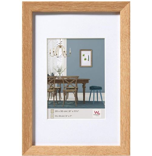 Non Communiqué Beige Cadre Fiorito En Bois - 15 X 20 Cm