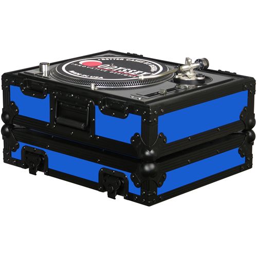 Odyssey FR1200BKBLUE flight case universel bleu pour platine vinyle