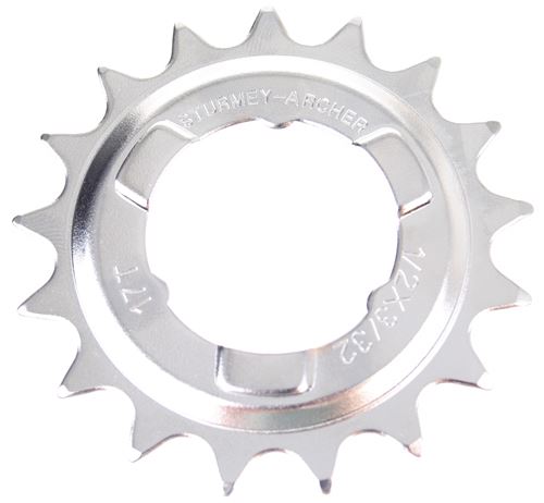 Sturmey Archer PIGNON 17T HSL attachée 862 3/32 X 1/2 POUCE BALL