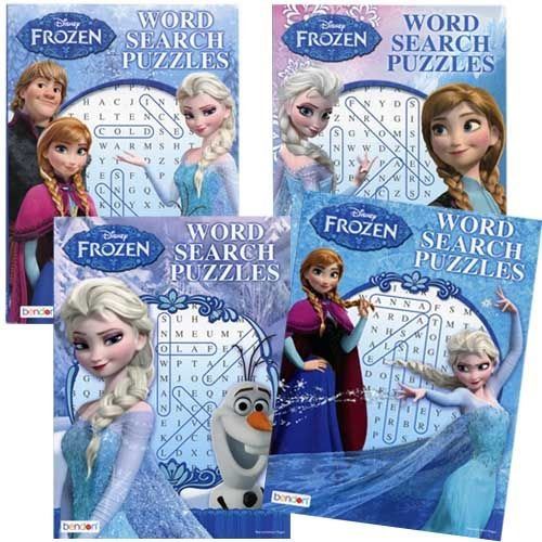 Frozen Word Search Puzzle x 4