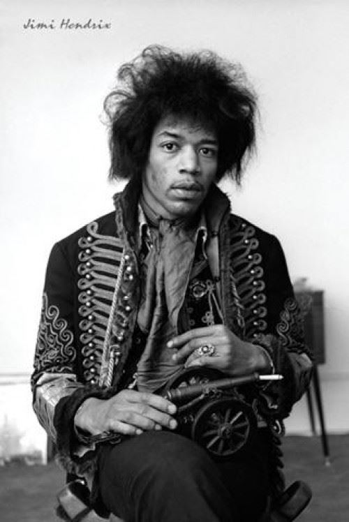 Jimi Hendrix Poster - En Fumant le Canon (91x61 cm)