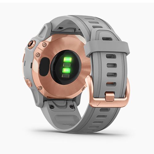 Pour Garmin Fenix 6X Pro Bracelet de montre en silicone à texture  horizontale de 26 mm