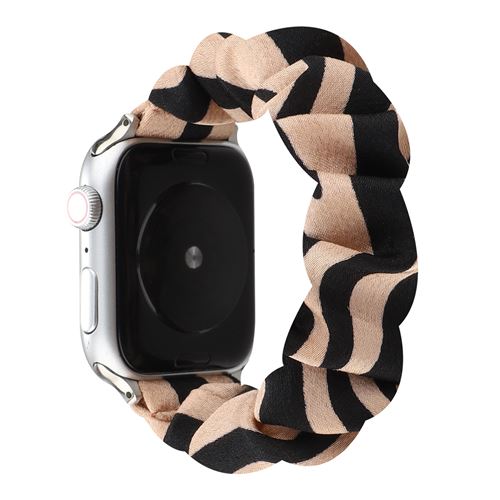Non Communiqué Bracelet De Montre En Tissu Élastique Pour Apple Watch Series 6/ Se/ 5/ 4 40Mm - Kaki - Image 1