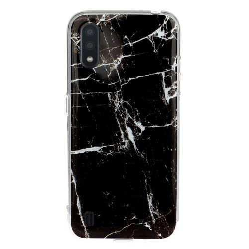 Coque en TPU motif de marbre imd style J pour votre Samsung Galaxy A01