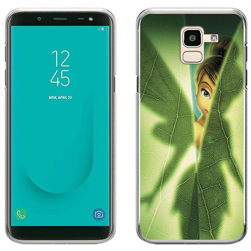 Coque pour Samsung Galaxy J6 -  Fée Clochette Feuille