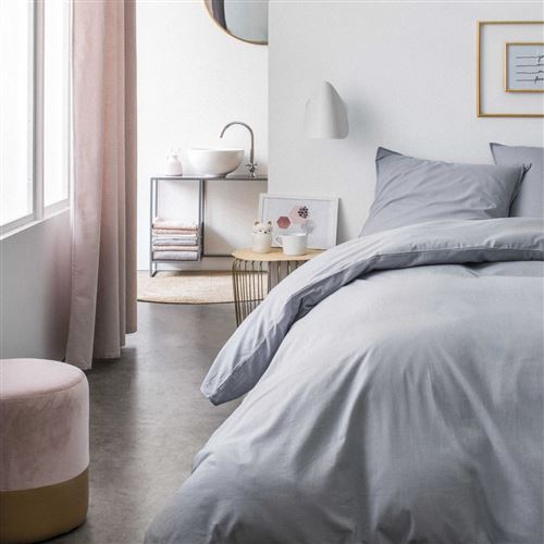 Parure de lit coton lavé Kris Smoky Eyes 240x220 cm