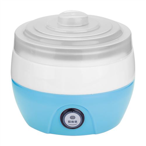 Yaourtière 1L de Ménage Automatique Intérieur en Acier Inoxydable - Bleu